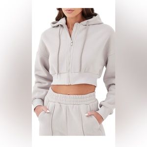 New 4th & Reckless Cropped Hoodie